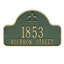 Lexy 2-Line Wall Address Plaque-760879969-760879968