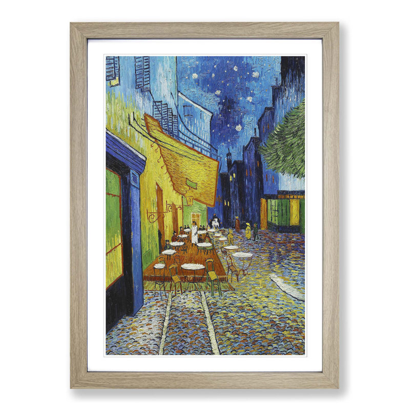 Vincent Van Gogh - Single Picture Frame Painting, Oak