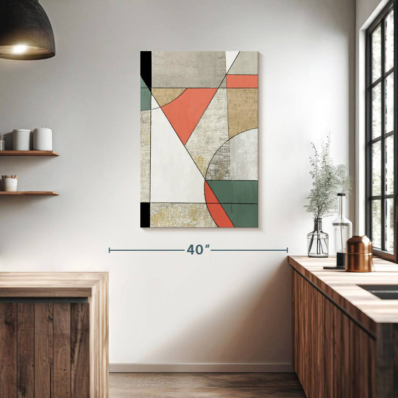 Avery Folding Together I, 39" H x 26" W