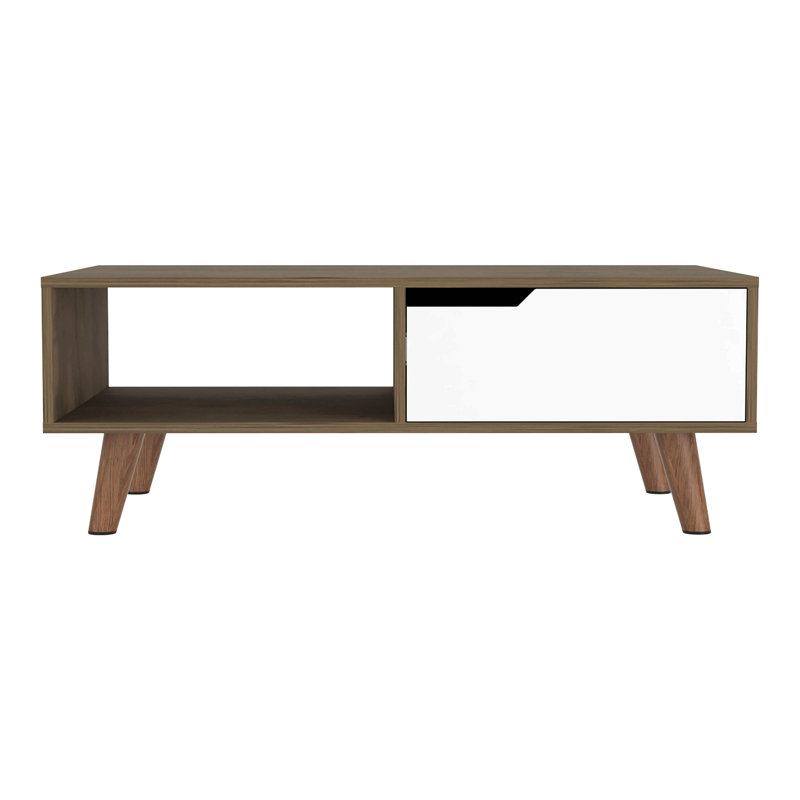 Table basse Oslo, un tiroir, quatre pieds Oslo