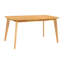 Table de salle à manger décontractée 5 pièces en chêne naturel et 4 chaises d'appoint-177806380