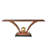 Colby Console-Walnut/Brass