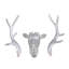 Konnor Rustic Animals Wall Decor on Polyresin