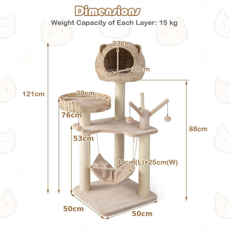 Grandin 47.55cm H Cat Tree