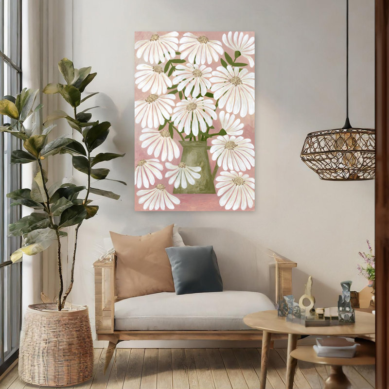 Art mural contemporain abstrait Noor, 48" H x 32" W