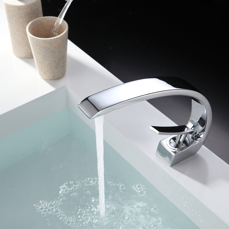 Single-Hole Single-handle Bathroom Faucet, Chrome