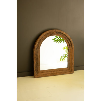 ARCHED TOP RECYCLED FRAMED WALL MIRROR