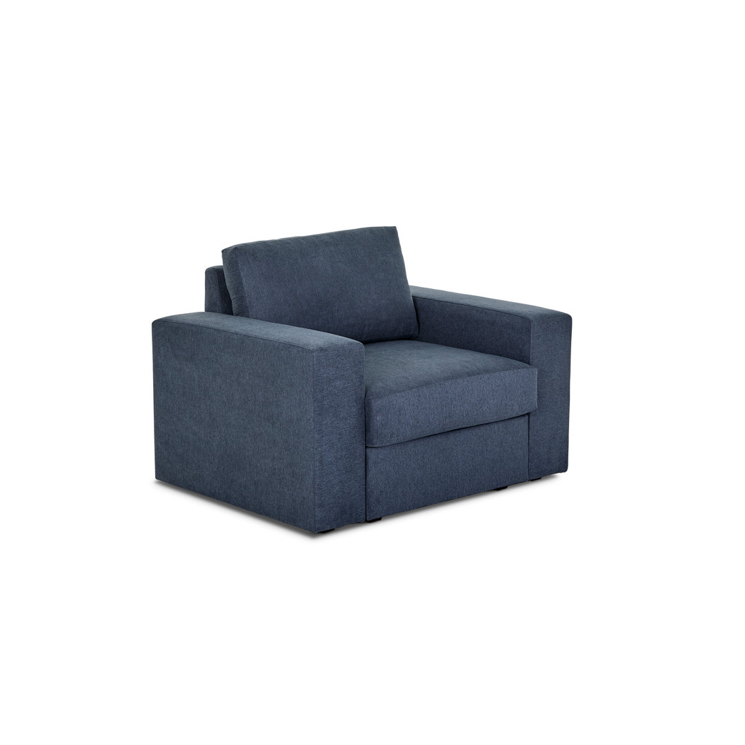 Flex 49" Polyester Modular Wide Arm Armchair Flexsteel 