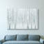 «Birches In Winter Blue» par Julia Purinton, art mural sur toile-26362052