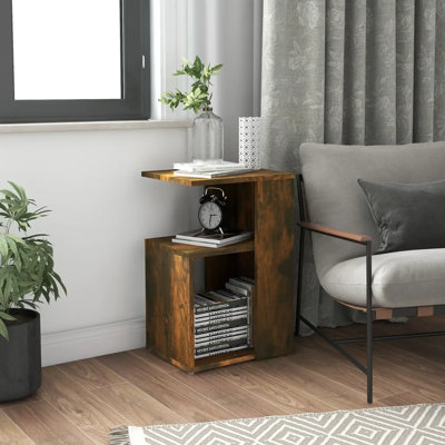 Mccants Floor Shelf End Table with Storage