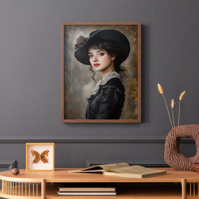Série CXCI WOMEN - reproduction encadrée de qualité supérieure - prête à être accrochée - aucun clou requis