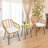 Brookley 2 - Person Patio Dining Set Round Table with Cushions Included-1013349621-1013349620