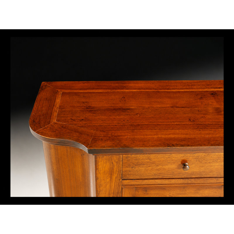 Handcrafted Italian Solid Walnut Sideboard