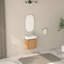 Petit meuble-lavabo mural