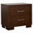 Polk Cappuccino 2-Drawer Nightstand
