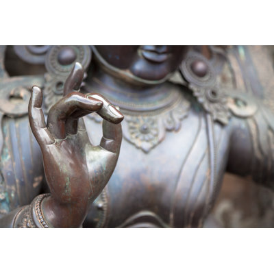 Buddha Statue - Wrapped Canvas Print
