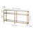 Ceno Glass Top Console Table-577272049-577272051