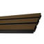Panneaux de lattes d'extérieur en composite 67 po x l 0,7 po x P 0,75 po-138286915