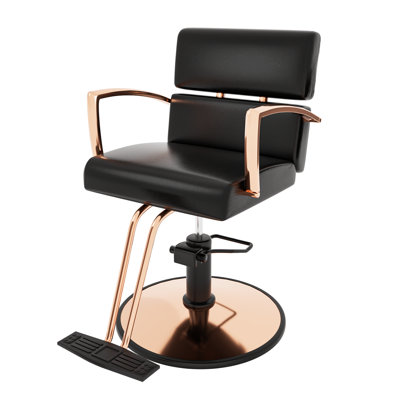 Fauteuil inclinable pivotant en cuir Laquana