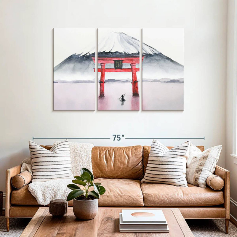 Porte Lilie Mont Fuji Torii, H 36 po x l 57 po