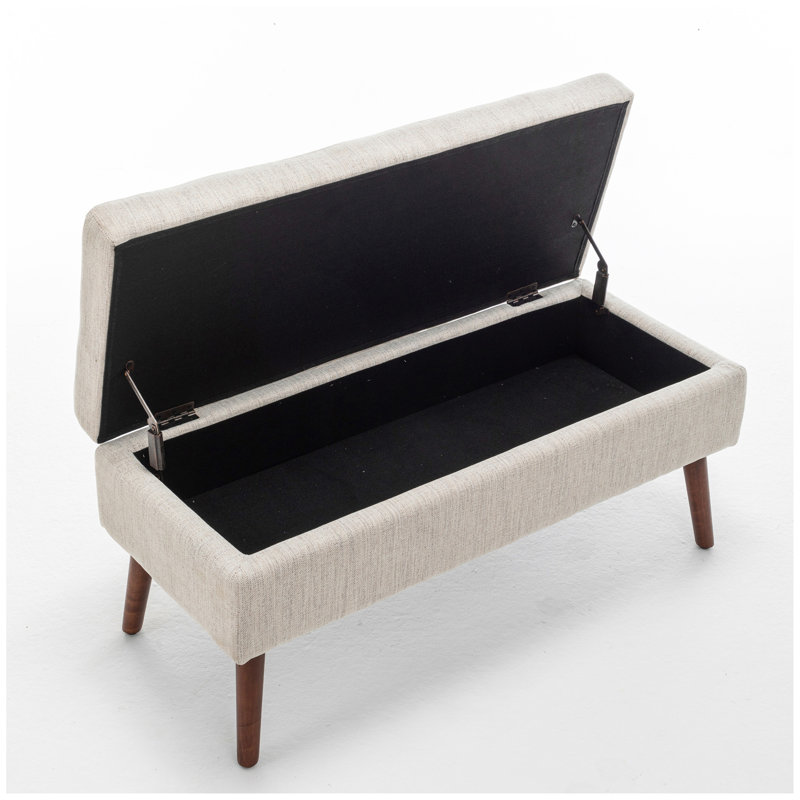 Storage Bench with Storage Bench for Bedroom End of Bed Bench Foot of Bed Bench Entryway Bench Storage Ottoman Bench 43.7" W x 18.1" D  Linen Bench