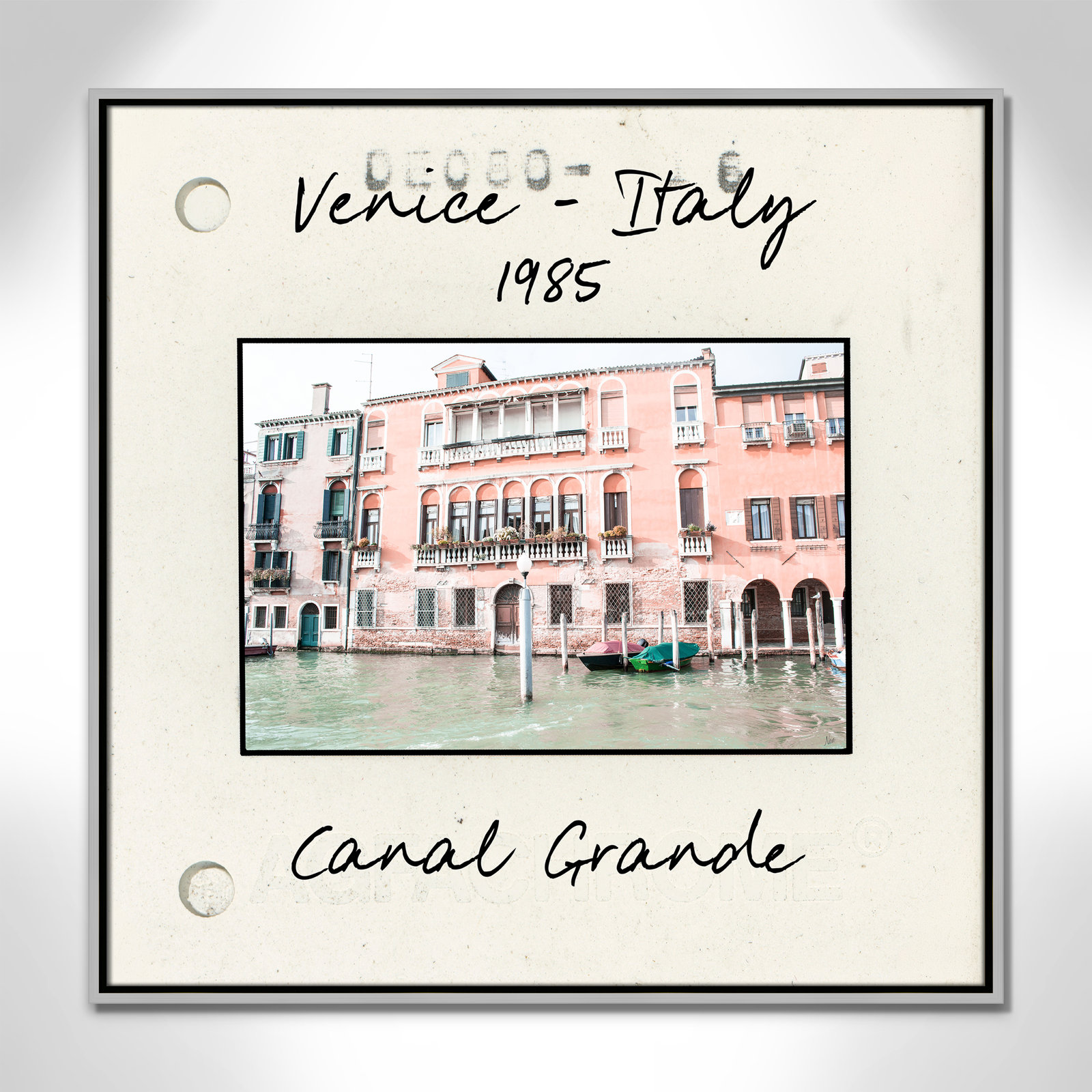 Ritona "Venice, Italy - Grand Canal" Print, Silver Floater Framed Canvas, 31.5" H x 31.5" W x 2" D