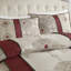 Couette rouge Queen - Avec 2 oreillers carrés et literie lavable à la machine