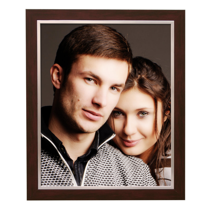 Matte Picture Frame, Mahogany, 15.6" x 23.4"