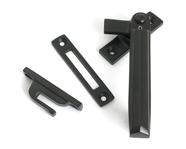 Art Deco Locking Fastener - RH, Aged Bronze