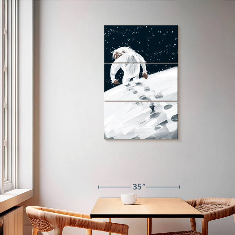 Brampt Monster Yeti, 57" H x 36" W