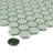 Metro 1" Hex Glossy 10-1/4 " x 11-7/8 " Porcelain Mosaic Floor and Wall Tile-50783798