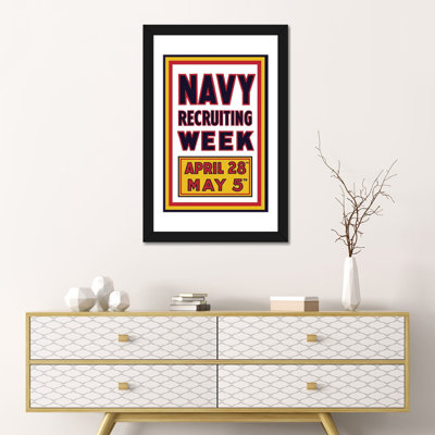" Vintage WWI Navy Recruiting Week Poster " by John Parrot