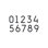 Square Modern Personalized 1-Line Wall Address Plaque