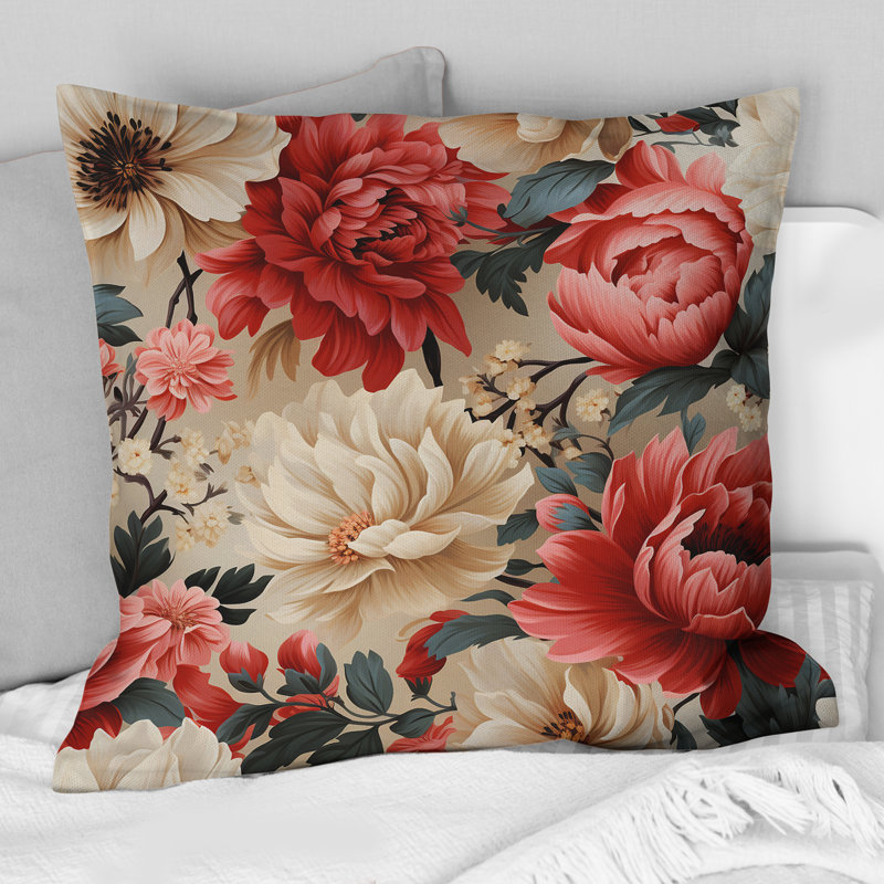 Coussin Boho Victorian Romance Victorian, H 16 po x l 16 po