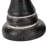 2 Pack Decorative Candle Holders Pedestal Rustic Wood with Galvanized Plate-233730939