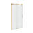48" X 76" Semi-Frameless Single Sliding Shower Door With Clear Tempered Glass-113673621