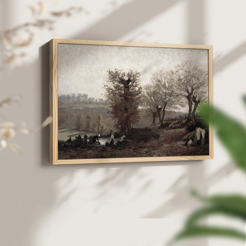 Paysages rétro-CCLII - reproduction encadrée, H 8 po x l 10 po, Naturel