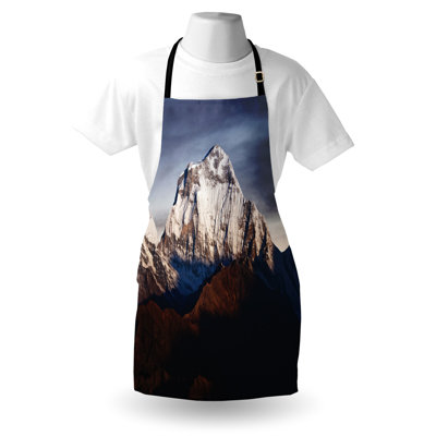 No Pattern Bib Apron