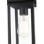 Luminaire suspendu extérieur 6 pouces Hobbes Mershon en noir