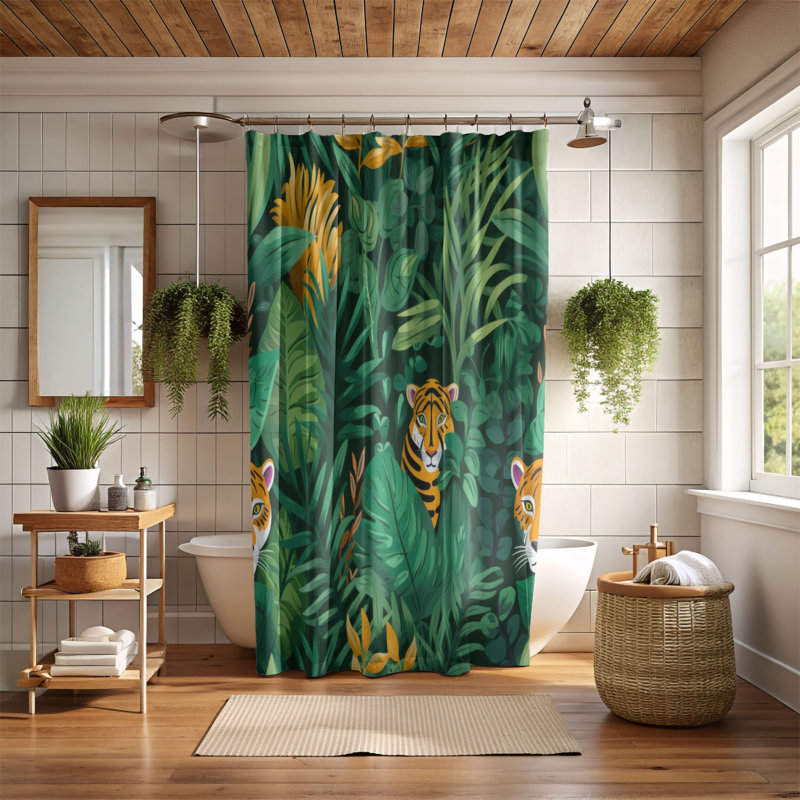 Rideau de douche Honora, H 74 po x l 71 po