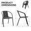 Ensemble de 2 chaises de salle à manger en PE-126594542-124362013