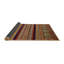 Tapis décoratif multicolore à motif abstrait-2101590493
