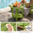 Classic Outdoor Side Table, 2 -tier Adirondack Patio Table-1196153474