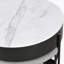 Modern Round Lift-Top Coffee Table with Storage & 3 Ottoman-37548587