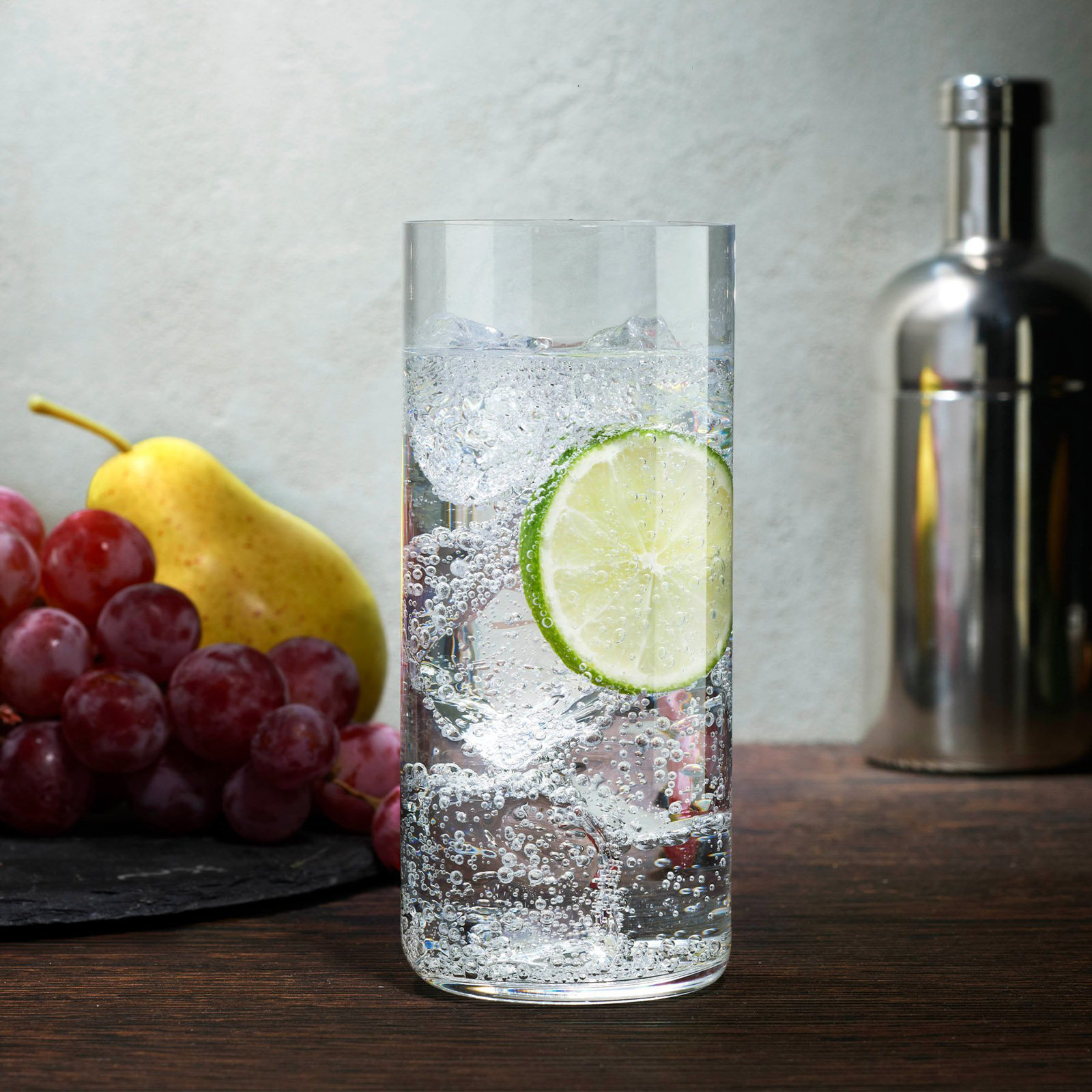 Finesse Lead Free Crystal Highball Glass, 11.84 Oz