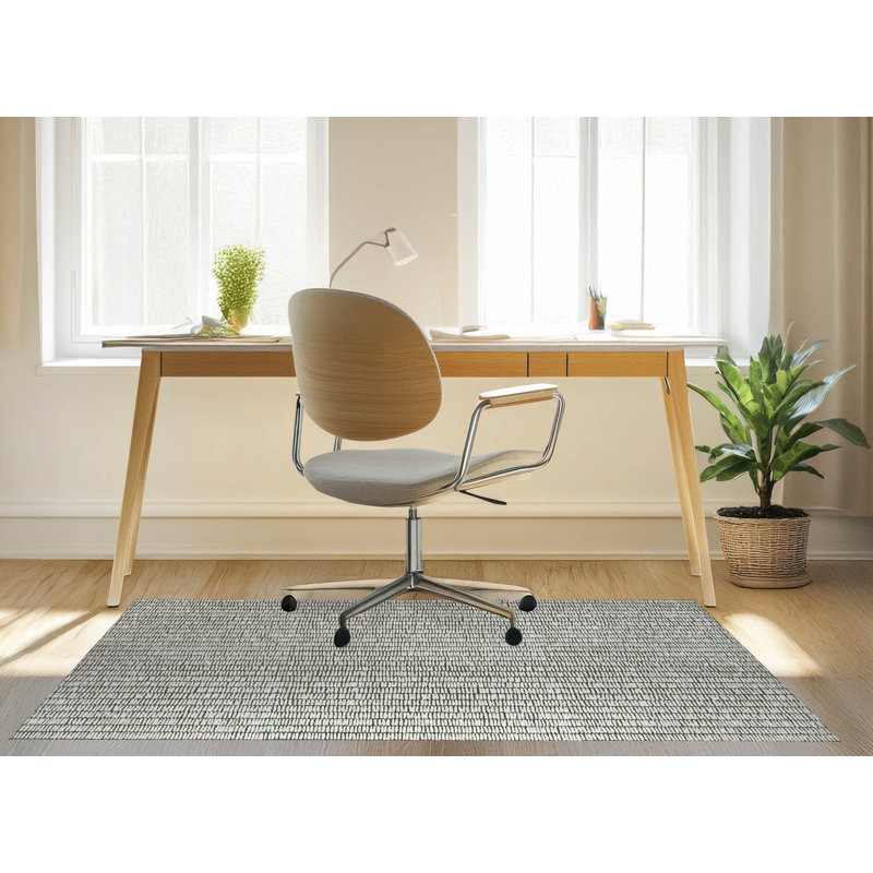 Ricky Row Decorative Lightweight Office Mat, 3' W x 2' L, Chimichurri