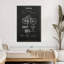 Bicyclette rétro brevet sur toile-214326957