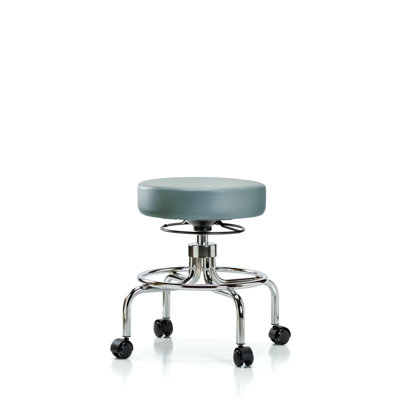 Karris Adjustable Height Ergonomic Lab Stool with Wheels