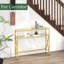 Console Table, Tempered Glass Sofa Table-2070506677