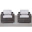 Chaise de patio entièrement assemblée avec coussins-11409624-11409636-11409625